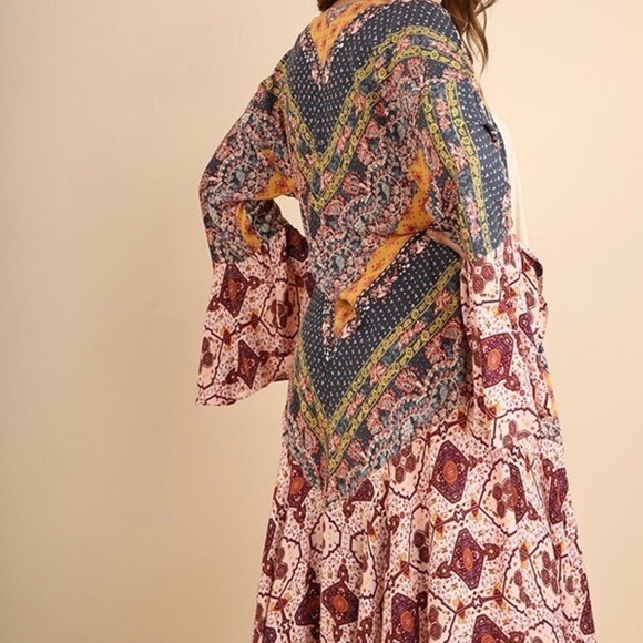 UMGEE  Piece Of My Heart Kimono/duster/cardigan - Picture 8 of 10